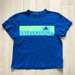 Adidas Stella Sport Logo T Shirt in Blue